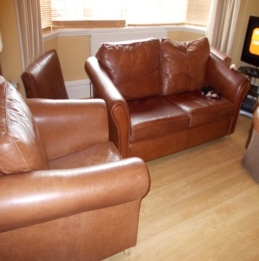 leather changed colour