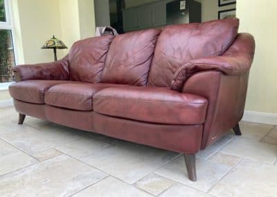 leather sofa dyeing