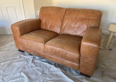 leather sofa dyeing
