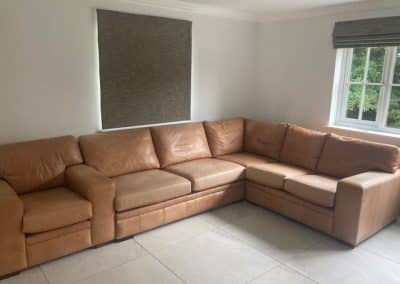 leather sofa dyeing