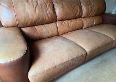 leather sofa dyeing