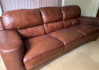 leather sofa dyeing
