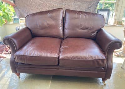 leather sofa dyeing
